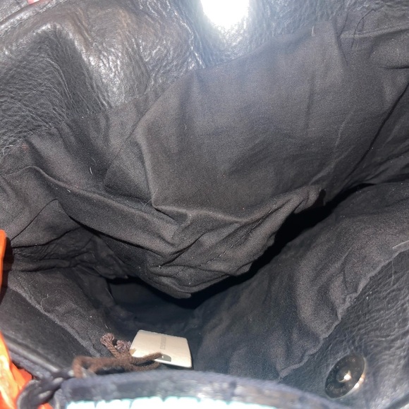 NWT ANTHROPOLOGIE Colorful Geometric Tote Bag with raffia embellishments - Picture 6 of 6